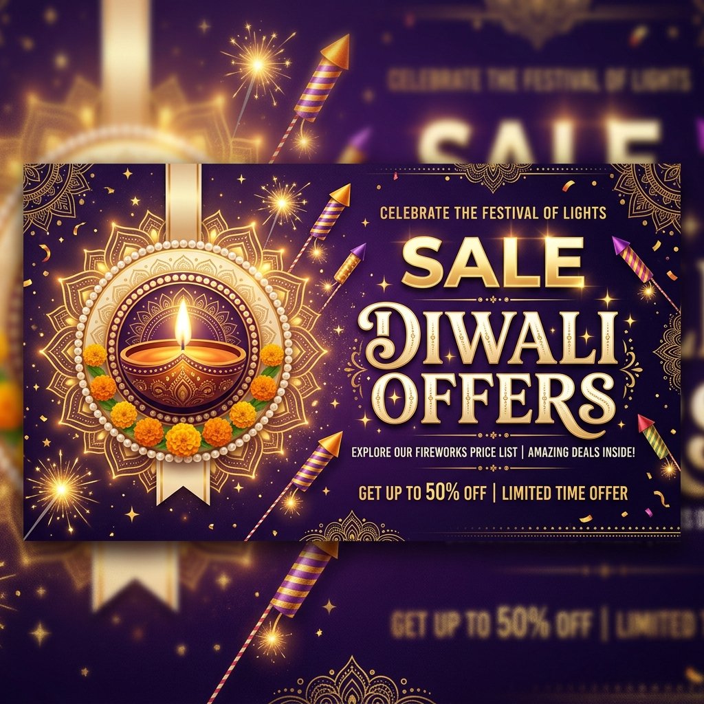 Sale Diwali Offers – GV6 Crackers Pricelist
